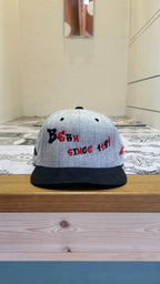 Bern Since 1191 Snapback Cap Lifestyle Front View — JaOcCo