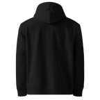Hoodie Unwritten, klassische Passform in Schwarz, Rückansicht ohne Aufdruck