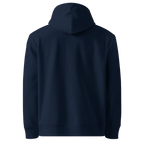 Hoodie Unwritten, klassische Passform in Navy, Rückansicht ohne Aufdruck