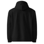 Unwritten classic-fit hoodie in black, plain back view