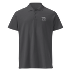 Polo L’Essentiel in Mausgrau, Vorderansicht mit kleinem JaOcCo-Logo