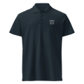 Polo L’Essentiel in Navy, Vorderansicht mit kleinem JaOcCo-Logo