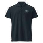 Polo L’Essentiel in Navy, Vorderansicht mit kleinem JaOcCo-Logo