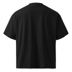 Unwritten oversized t-shirt in black, plain back view