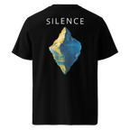 Silence T-Shirt Black Back View — JaOcCo