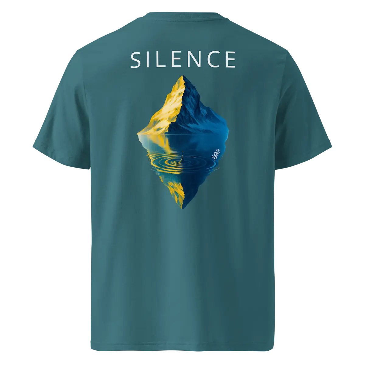 Silence T-Shirt Stargazer Back View — JaOcCo