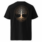 Tree of Life T-Shirt Black Back View — JaOcCo