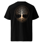 Tree of Life T-Shirt Black Back View — JaOcCo