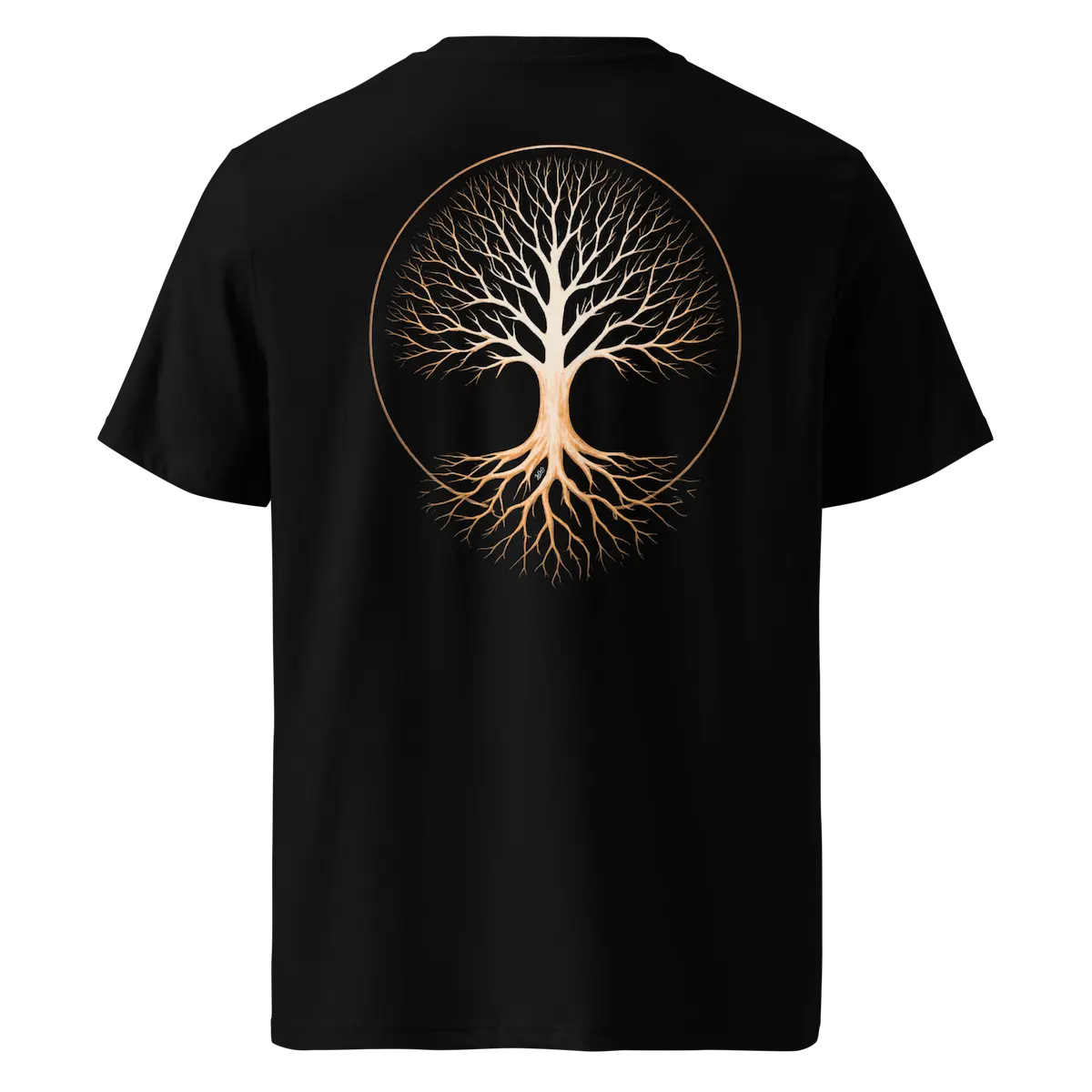 Tree of Life T-Shirt Black Back View — JaOcCo