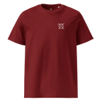 Tree of Life T-Shirt Burgundy Front View — JaOcCo