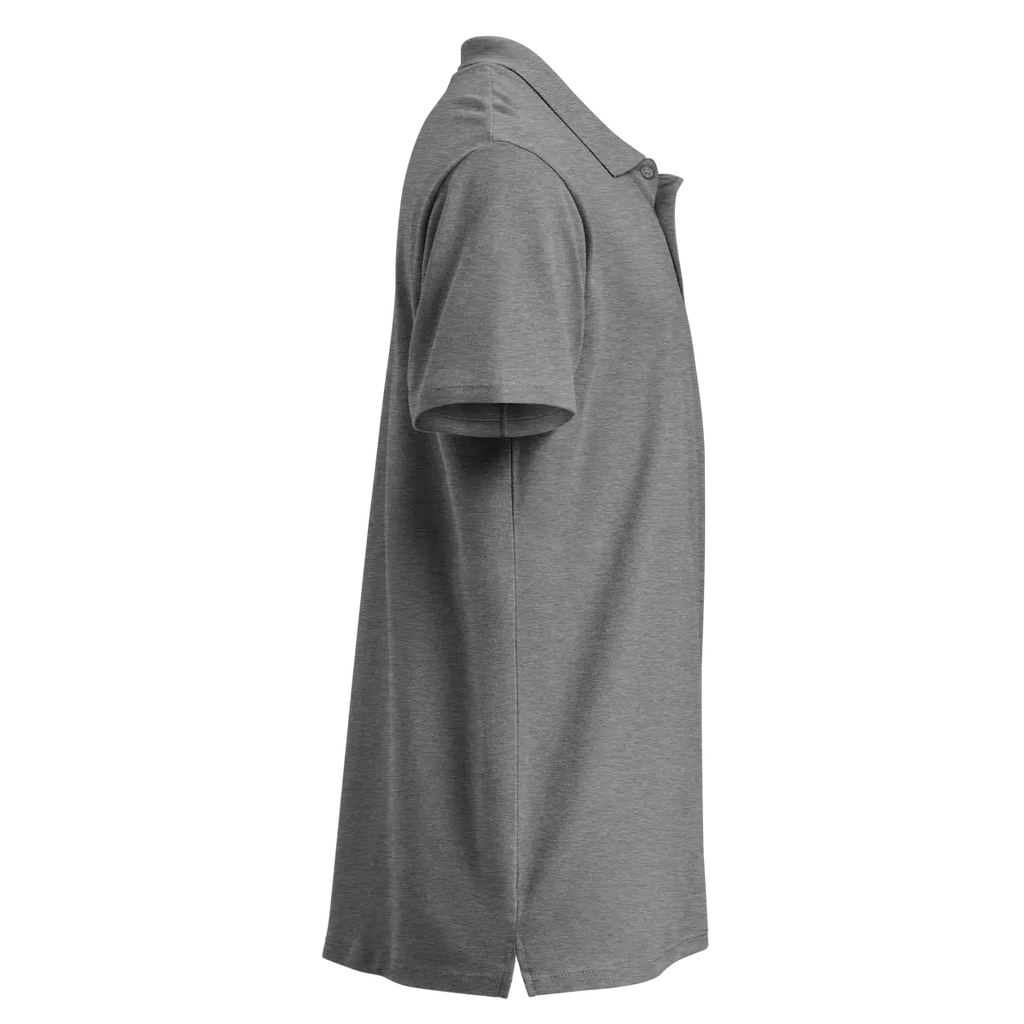 L'Essentiel Premium Polo Grey Right View — JaOcCo