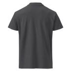 L'Essentiel Premium Polo Mousse Grey Back View — JaOcCo