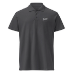 L'Essentiel Premium Polo Mousse Grey Front View — JaOcCo