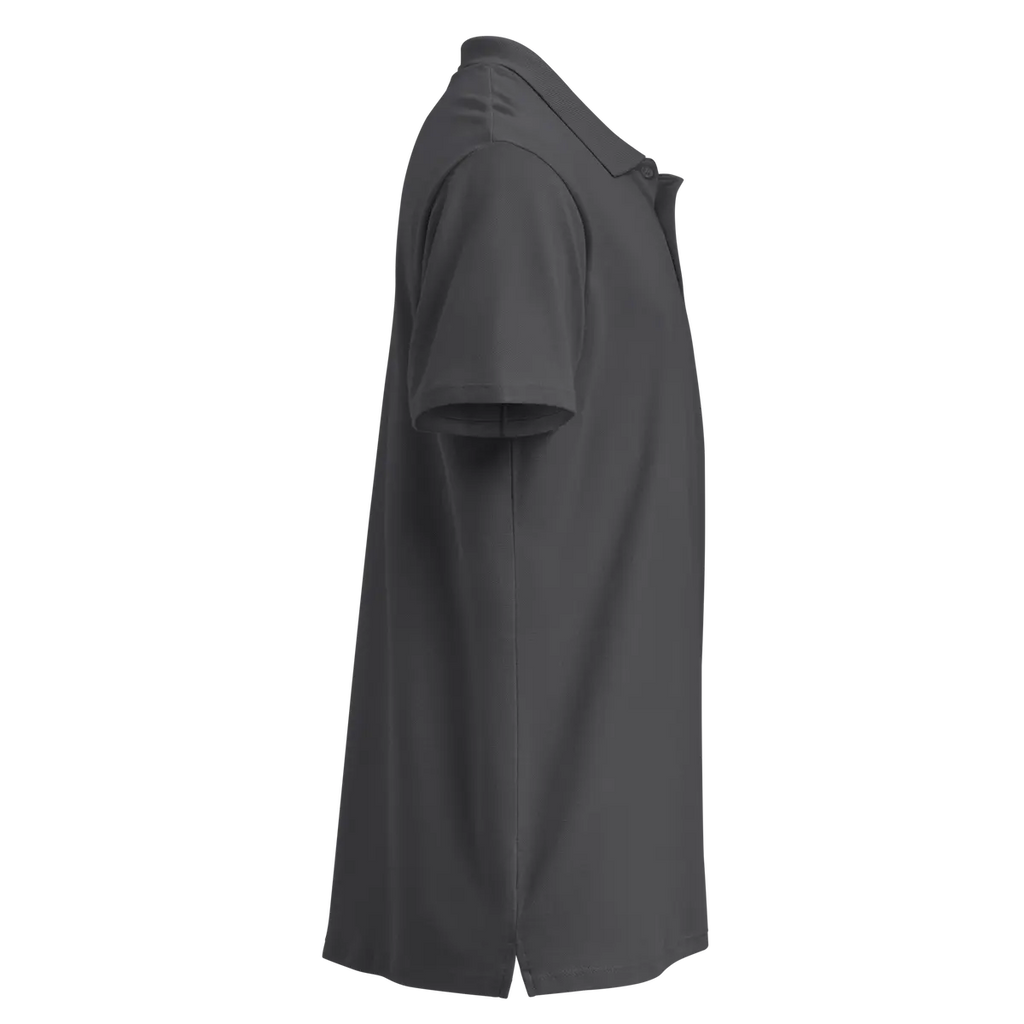 L'Essentiel Premium Polo Mousse Grey Right View — JaOcCo