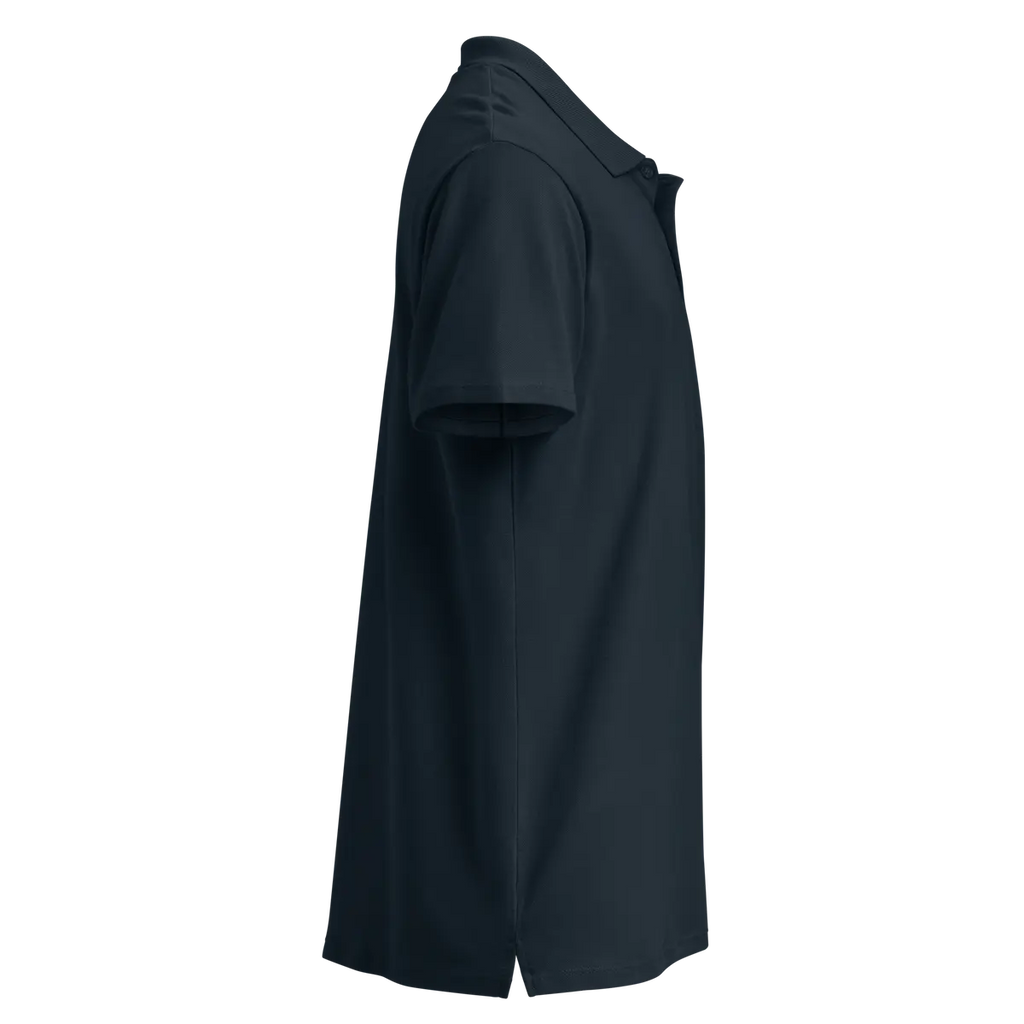 L'Essentiel Premium Polo Navy Right View — JaOcCo