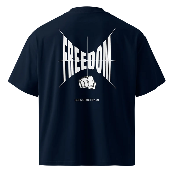 Freedom — Oversized Organic Cotton Graphic T-Shirt – JaOcCo