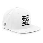 Ai Snapback Cap White Right View — JaOcCo