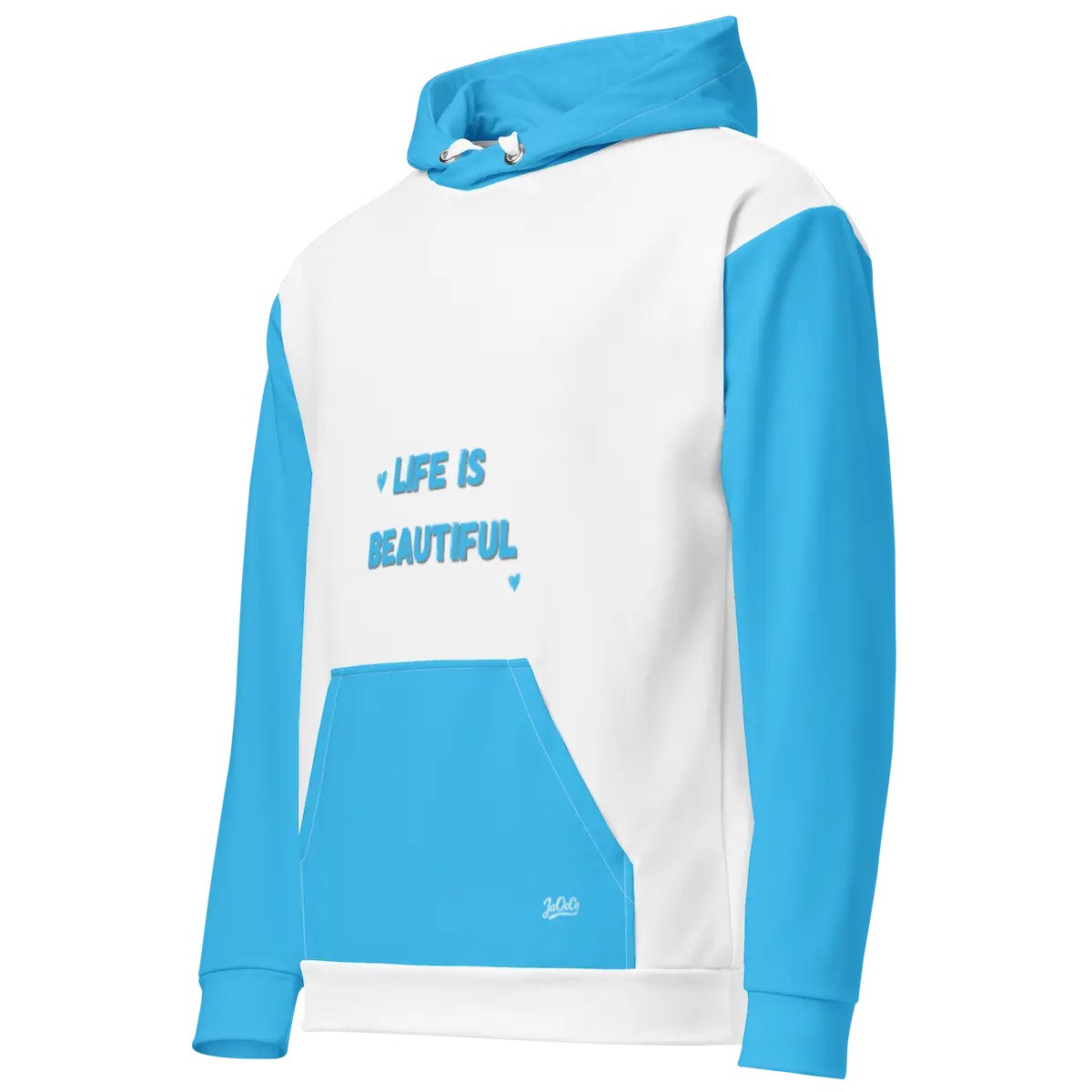 Life Is Beautiful – Streetwear Hoodie Blue Edition